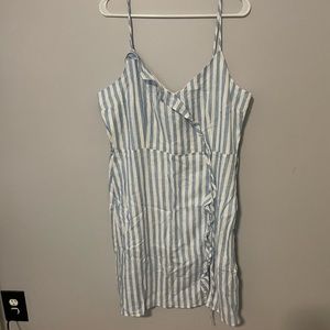 NWT ModCloth Blue and White Sundress Size 14
